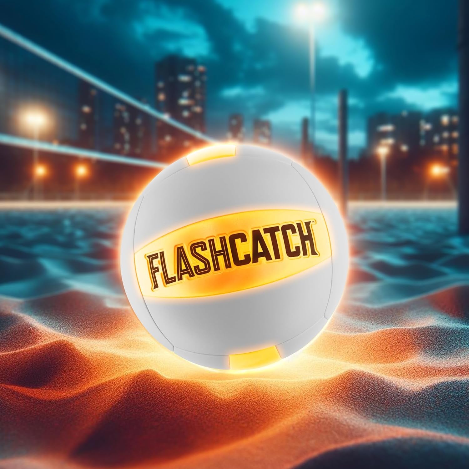 Illuminated Glow-in-the-Dark Volleyball - Premium Sports Accessory for Girls Ages 8-15 - Ideal Gift for Kids and Teens - Perfect for Outdoor and Beach Activities