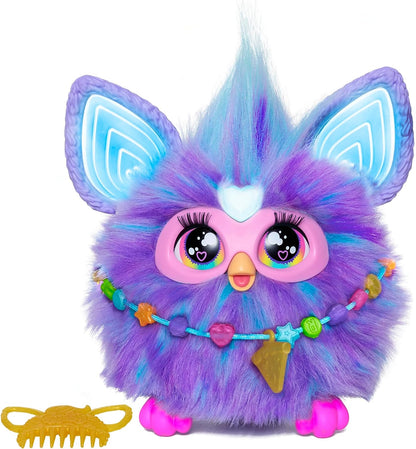 Tie Dye, 15 Fashion Accessories, Interactive Plush Toys for 6+, Voice Activated Animatronic (English Version)