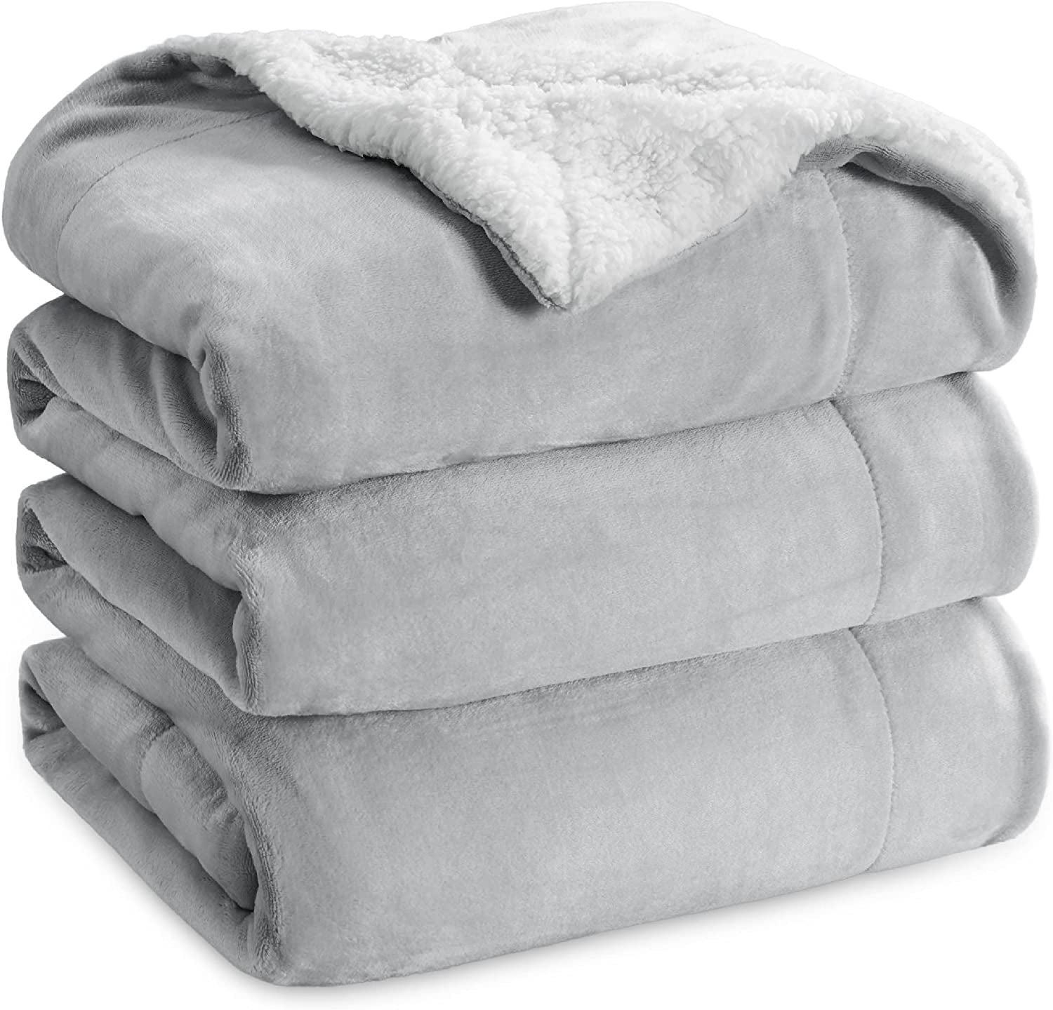 Throw Blanket - Luxurious Soft and Warm Sofa Blanket, Grey, 50x60 Inches