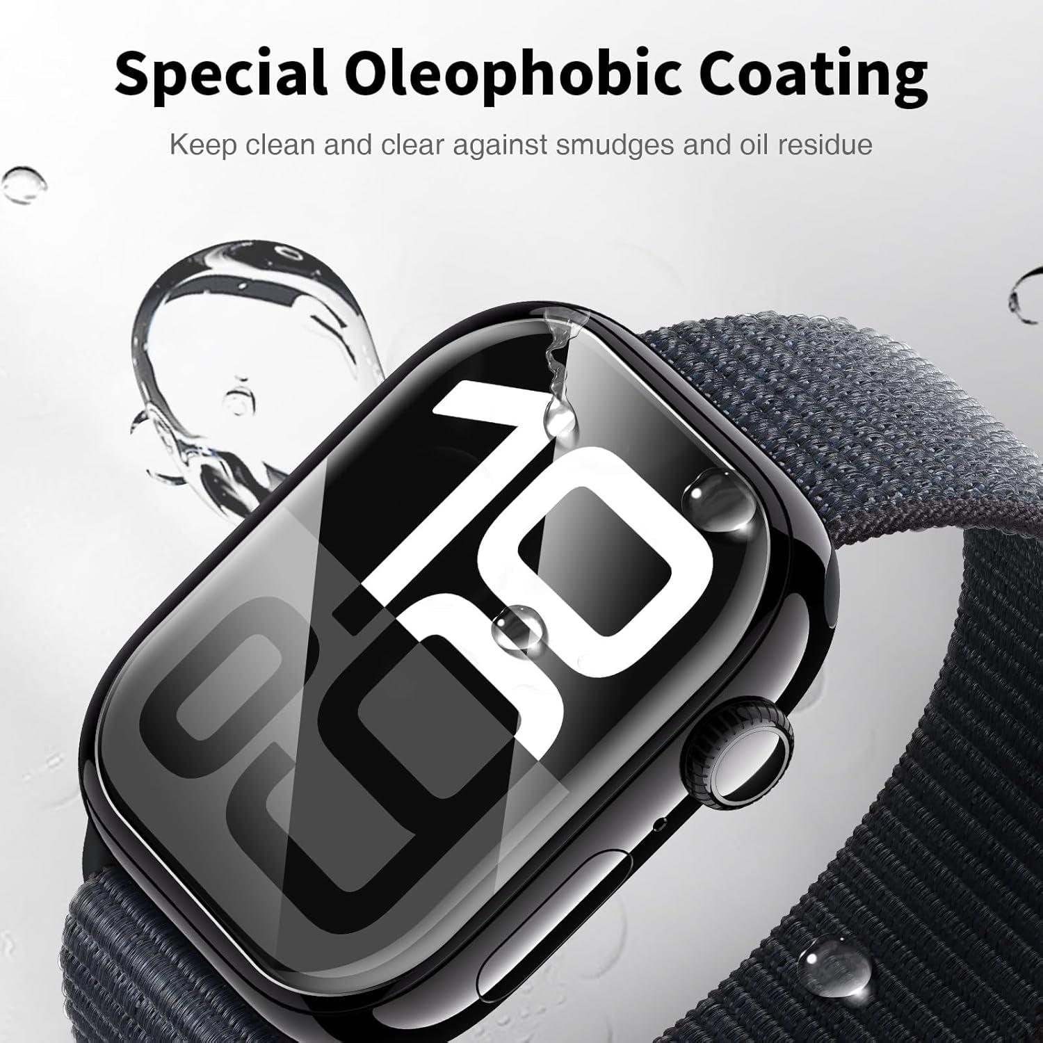 6-Pack Premium Screen Protector for Apple Watch Series 10 (46mm) - Self-Healing TPU, Scratch-Resistant, Bubble-Free, High Definition Clarity, Anti-Glare, Transparent