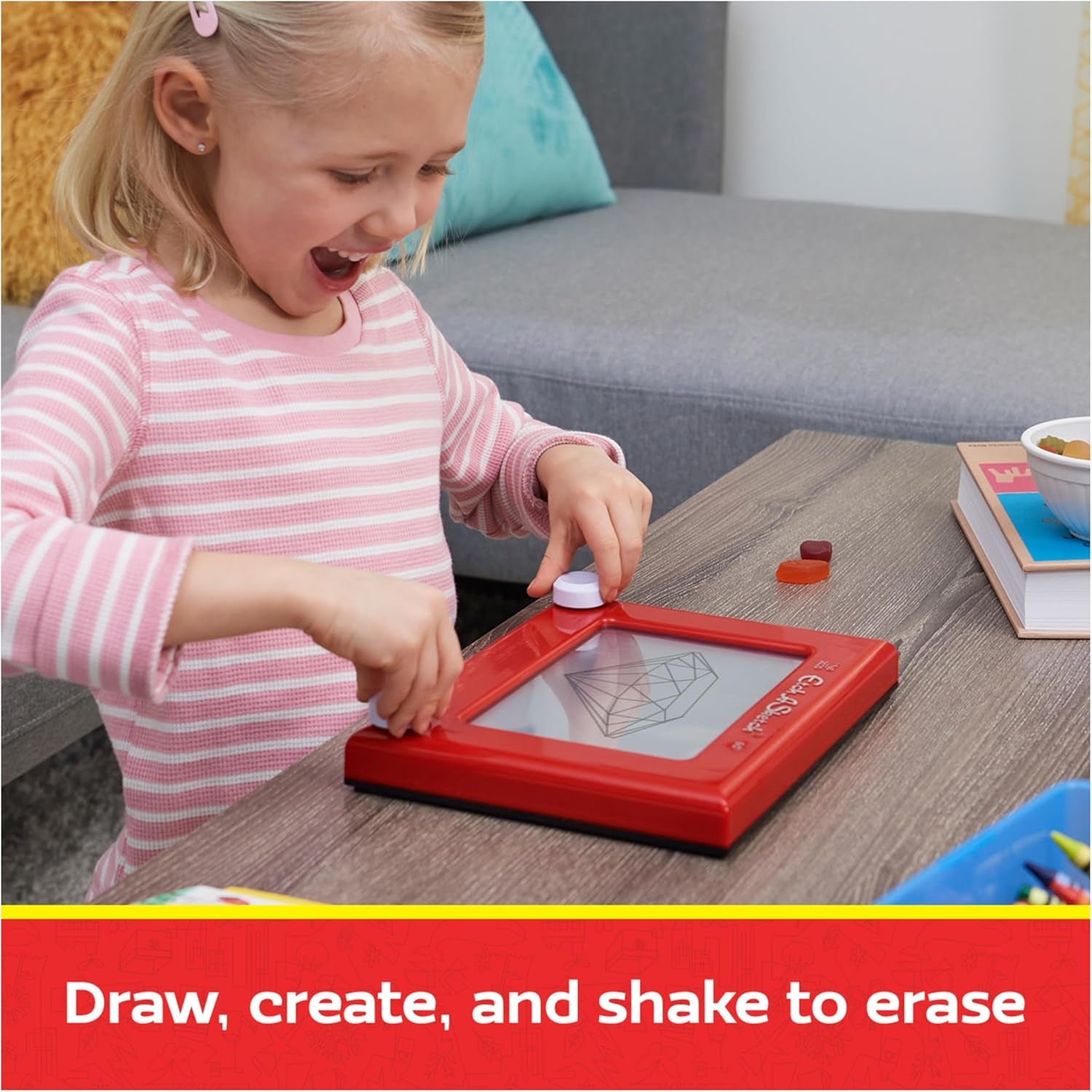 Original Magic Screen 86% Recycled Plastic, Sustainably-Minded Classic Kids Creativity Toys for Ages 3+