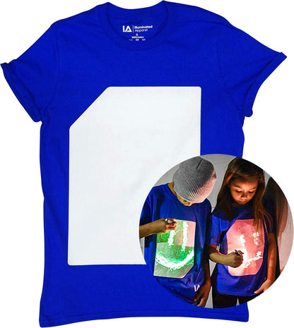 Glow in the Dark Interactive T-Shirt - Ideal for Celebrations and Festivals