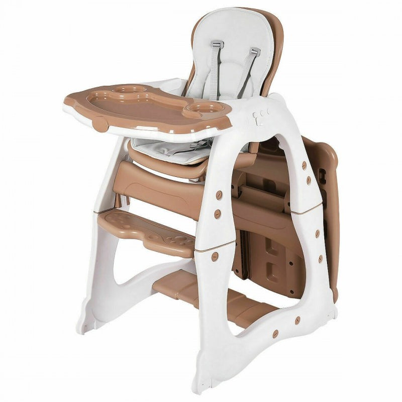 3-in-1 Infant Table and Chair Set with High Chair Functionality