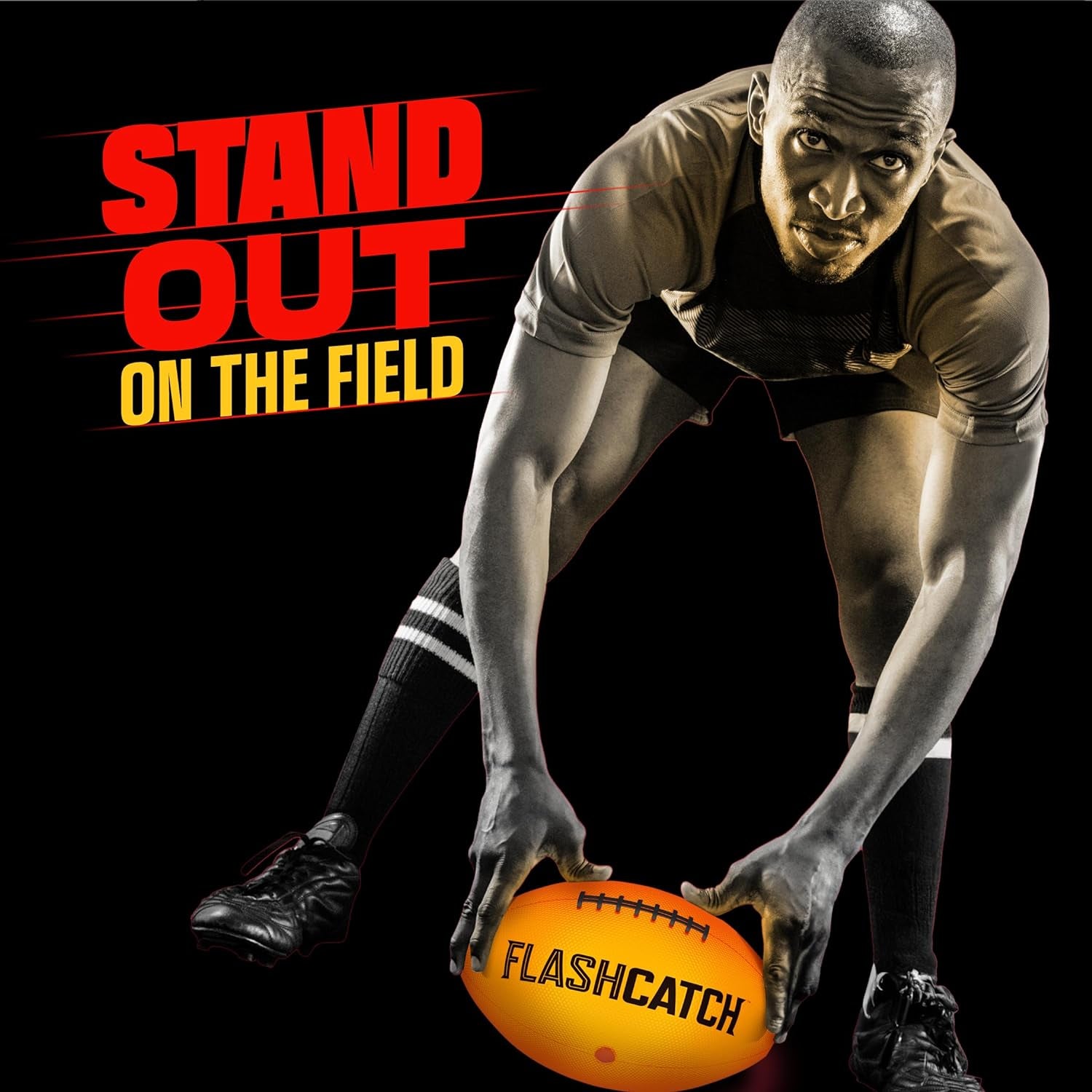 Illuminated Football - Glow in the Dark No. 6 - Outdoor Sports Ages 8-15 