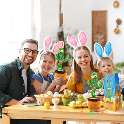 Interactive Dancing Cactus Toy for Toddlers - Voice Mimicking and Singing 120 Songs, Aged 3+, Including Autism-Friendly Features