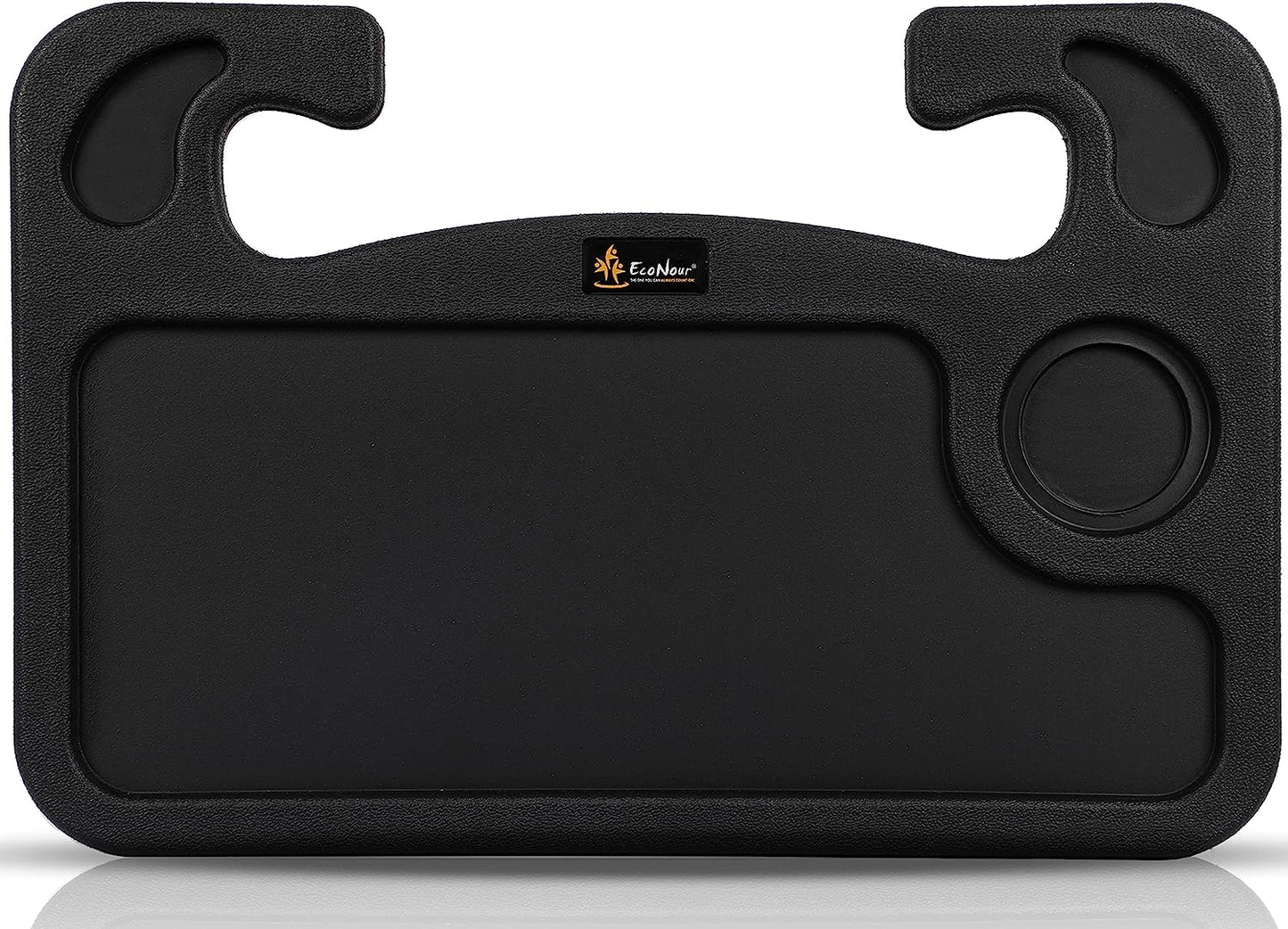 2-in-1 Car Steering Wheel Desk and Tray | Laptop Mount with Pen Holder | Food and Drink Tray for Travel | Versatile Car Accessories