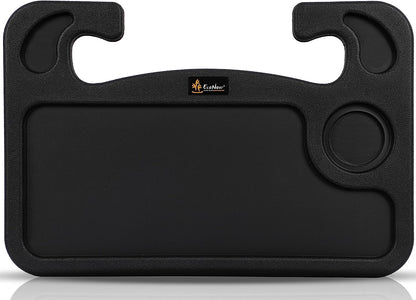2-in-1 Car Steering Wheel Desk and Tray | Laptop Mount with Pen Holder | Food and Drink Tray for Travel | Versatile Car Accessories