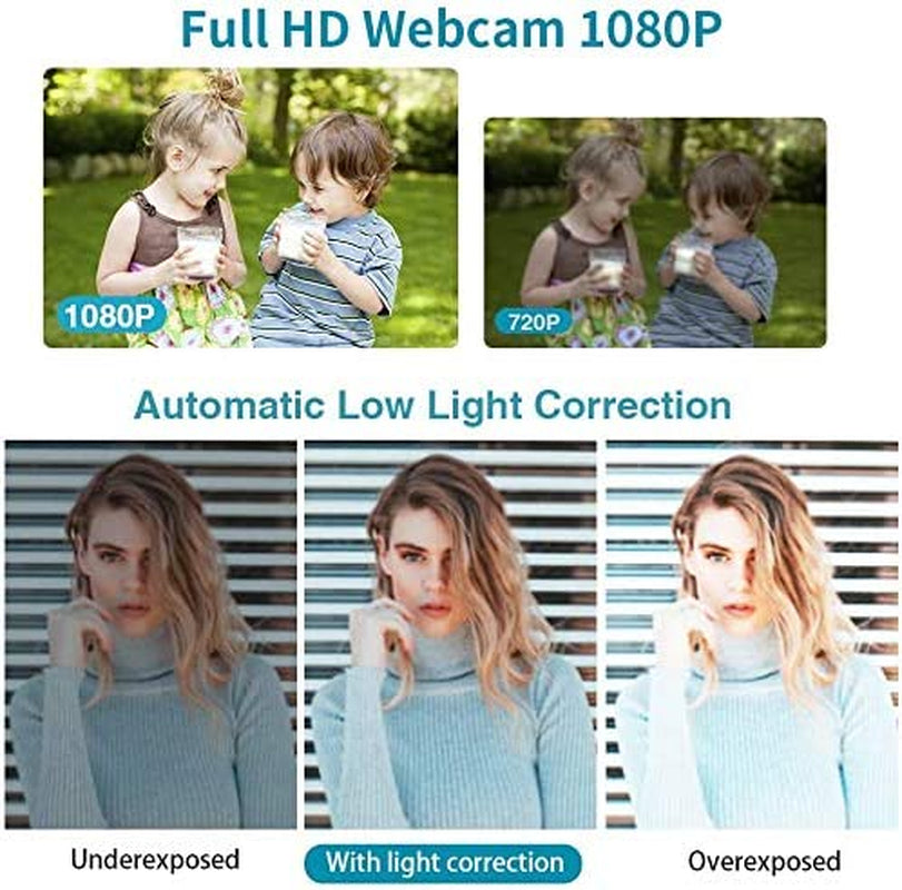 4K Ultra HD Webcam with Microphone and Mini Tripod, 8 Megapixel Streaming Camera for Laptop and Desktop, Featuring Privacy Shutter