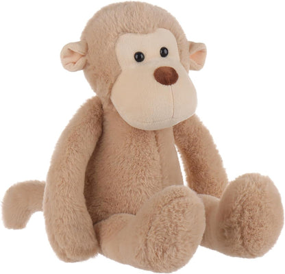 Toys Plush Light Brown Monkey Stuffed Animal Soft Cuddly Perfect for Child (Light Browm Monkey ，9 Inches)