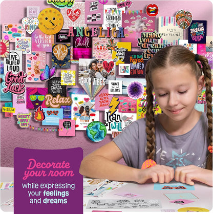 Wall Collage Kit for Teen and Tween Girls - Ideal Craft Gift for Ages 10-15 - Stylish Birthday Present for Teenage Bedrooms - Engaging Craft Kits for Ages 8+