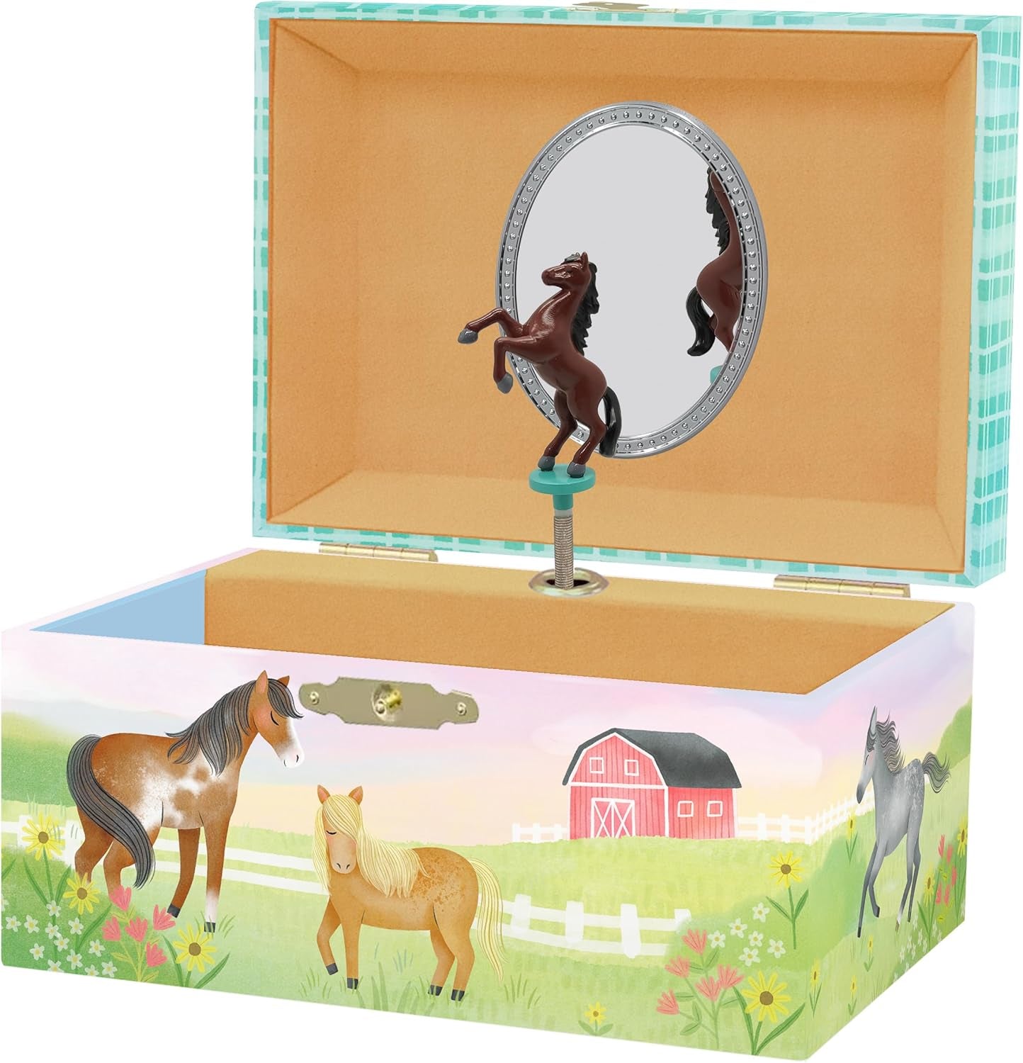 Musical Unicorn Jewelry Box for Girls - Enchanting Spinning Unicorn Music Box, Ages 3+ Dimensions: 6 x 4.7 x 3.5 inches