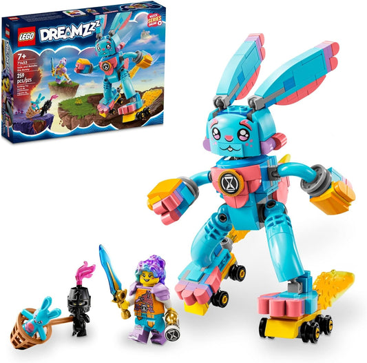 Dream Izzie and Bunchu Bunny Building Toy Set Minifigures- Two Build Options, Incl Grimspawn and IzzieI Ages 7+  