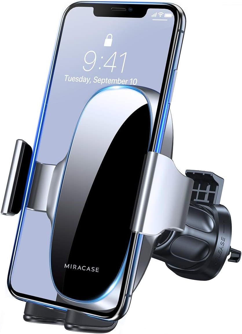 Car Air Vent Phone Holder Mount - Compatible with iPhone 16, 15 Pro Max, 14, Samsung, All Smartphones