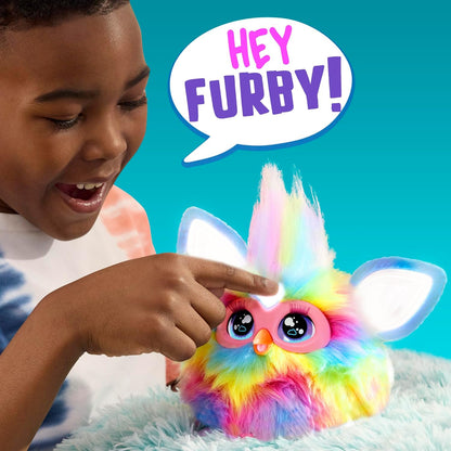 Tie Dye, 15 Fashion Accessories, Interactive Plush Toys for 6+, Voice Activated Animatronic (English Version)