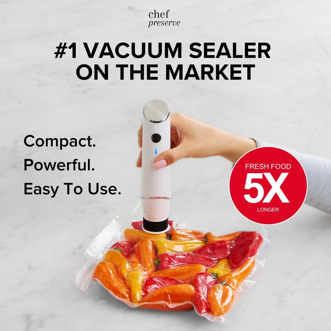 Vacuum Sealer (Vacuum Sealer + 20 Bags)
