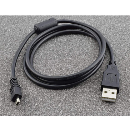 Replacement USB Data and Charging Cable for Panasonic Lumix Cameras (Black)